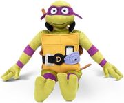 Jay Franco Nickelodeon Teenage Mutant Ninja Turtles Donatello Plush Pillow Buddy - Super Soft Stuffed Character Pillow - Polyester Microfiber, 26 Inches