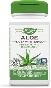 Nature's Way Aloe Latex with Fennel 140 mg, for Occasional Constipation, 100 VCaps (Packaging May Vary)