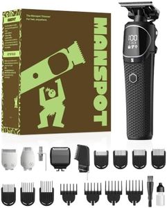 MANSPOT All-in-One Beard Trimmer for Men, Electric Shaver & Grooming Kit
