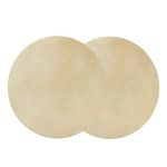 Bnineteenteam 8.5/9 inch Buffalo Leather Drum Head 2pcs, Long-lasting and Consistent Sound for African Bongo Drums Accessory(9 inch) Musical Instrument Accessories