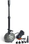 WaterRebirth Modern Turtle Shell Submersible Pond Aquarium Pump - 792GPH, 4 Fountain Heads, 20Ft Cord