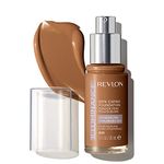 Revlon Illuminance Skin-Caring Liquid Foundation, Hyaluronic Acid, Hydrating and Nourishing Formula with Medium Coverage, 513 Brown Suede 1 fl oz/ 30ml (Pack of 1)