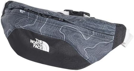 The North Face NM72305 Granule Waist Pouch, Unisex, TNF Black Topo, ONE Size