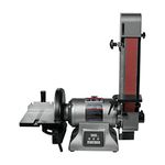 JET IBDG-248VS Benchtop Variable-Speed 2" x 48" Belt and 9" Disc Grinder (577842),Grey