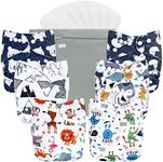 wegreeco Cloth Diapers 6 Pack with 