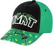 Nickelodeon Boys Baseball Cap, Little TMNT Adjustable Hat Kids for Ages 4-7, Green, Green,