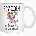 Funny Bosses Day Gifts for Boss,Unique Boss Gift for Women Men from Him Her Manager Friend Coworker Employer Dad Mom Coffee Mug Birthday Christmas Thanksgiving Day Gifts for Boss Lady