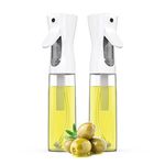 Oil Sprayer. Olive Oil Spray Bottle for Cooking Air Fryer. 2 Units Oil Dispenser Spray Oil Bottle for Kithcen Vinegar Spray Bottle for Salad Cooking Gadget