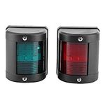 Toothbace Boat Navigation Light, Red and Green Lights, Deck Side Port Starboard Lights, Sailing Signal Light for Boating Fishing Yacht, Pontoons, Chandlery Boat