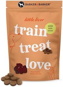 Barker and Barker Grain Free Dog Training Treats - 2500 Healthy Little Liver Treats, Low Calorie High in Protein & B Vitamins - No Artificials, 100% Human-Grade for Puppies & Small Dogs