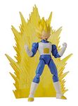 BANDAI 37137 Dragon Ball Dragon Stars - Power Up Pack - Super Saiyan Vegeta - With New Effect Pieces and Swappable Hands, Multicolor, 17 cm Articulated Action Figure