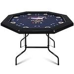 RayChee Poker Table Foldable, 8 Pla