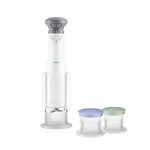 Cuisinart FastFreeze 5-in-1 Ice Cream Maker, Sorbet, Milkshakes, Slushies and Mix-in Frozen Dessert Maker, Compact Machine, Easy to Use, Automatic, Includes 3 Mixing Cups with Lids (ICE-FD10C)