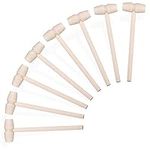 10 Pcs Wooden Hammers for Chocolat 