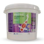 NT Labs Medikoi Wheatgerm With Garlic, Complete Feed For All Pond Fish, Ideal For Late Autumn, Winter & Early Spring Feeding, Maintains Immune System, Koi Fish Food (10kg)