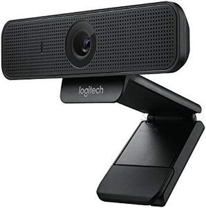 Logitech 960-001075 Webcam C925E with HD Video and Built-In Stereo Microphones,Black