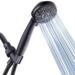 AquaDance High Pressure 6-Setting Oil Rubbed Bronze Handheld Shower with Hose for The Ultimate Shower Experience!