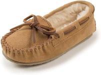 Minnetonka Cassie Slippers for Kids, Cinnamon,1 M
