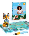 Edurino Mika Starter Set - Phonic Skills, Recognising & Writing Letters Correctly, Identifying Letter Sounds for Kids 4+, incl. 1 x Mika Figurine, Ergonomic Pen and App Access, Handwriting Practice