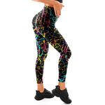 Walifrey Leggings for Women, High Waisted Buttery Soft Womens Leggings for Gym Yoga Workout (Color Line Pattern SM), 1 Pack Color Line Pattern, Small-Medium