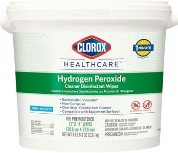 Clorox Healthcare Hydrogen Peroxide Wipes Bucket, 185 Count (Package May Vary)