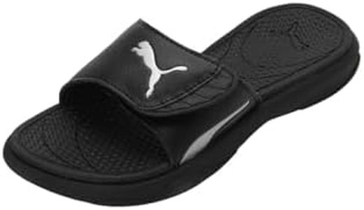 Puma Womens Royalcat Comfort SoftrideWns Black-Silver Slide - 6 UK (39671101)