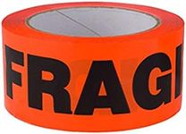 6 Rolls Fragile Packaging Sticky Packing Tape Thickness 45 Micron [48mm x 75 metres]