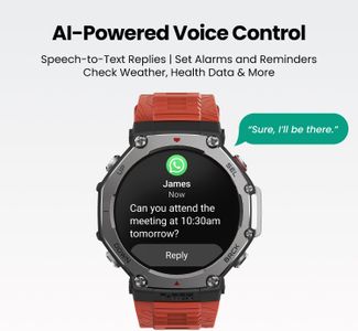 Amazfit T-Rex 3 Outdoor Smartwatch 48mm AMOLED, GPS, 27-Day Battery, NFC
