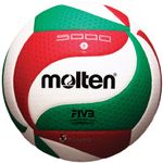 Molten FLISTATEC Volleyball - FIVB Approved, Red/Green/White