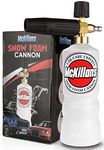 McKillans® Car Wash Foam Cannon for Pressure Washer - Foam Cannon Lance Pressure Washer Soap Dispenser - Snow Foam Cannon for Car Washing with Adjustable Thick Foam - Including 1/4 Quick Connector