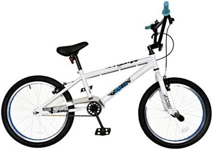 XN-13 20" Kids Freestyle BMX Bike Single Speed, 25-9t, 2x Stunt Pegs - White