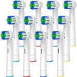 GENKENT Replacement Toothbrush Heads Compatible with Oral B Braun, 12 Pcs Professional Electric Brush Heads Compatible with Oral B Replacement Heads Refill 7000/Pro 1000/9600/500/3000/8000