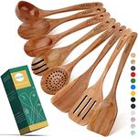 Wood Spoons for Cooking,Nonstick Ki