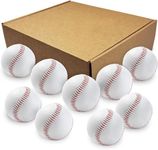 HolyElks Baseball Hardball,Game Baseballs for Youth Players Training,Standard Size and Weight (Hard Ball 9pc)