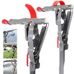 Automatic Spring Fishing Rod Holder 1 Pack - Stainless Steel for Ground Support Brackets, Adjustable Sensitivity & Folding Fish Pole Rack