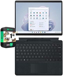 Microsoft QLP-00001 Surface Pro 9 13" Touch Tablet, Intel i7, 32GB/1TB, Platinum Bundle Surface Pro Signature Mechanical Keyboard, Black and 1 YR CPS Enhanced Protection Pack
