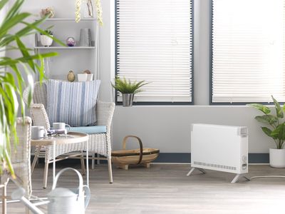Dimplex 2kW Electric Convector Heater – Freestanding or Wall Mount, Timer, White
