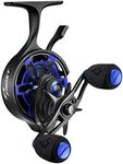 Piscifun ICX Frost Ice Fishing Reel, Inline Ice Reel, Innovative Structure Design, Magnetic Drop System, No line Twist, Large Spool Diameter, 7+1 Shielded BB, 2.7:1 High Speed Ratio-Right Hand, Blue