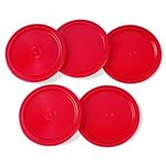 Pack of 5 Red 2-inch Mini Air Hocke