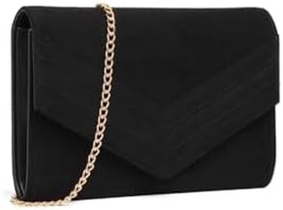 Miss Lulu Bolsos Embrague Mujer con Sobre de Ante Bolso de Boche Clutches