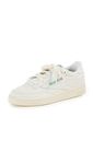 Reebok Men's Club C 85 Sneaker, Chalk/Paper White/Glen Green, 9.5 M US