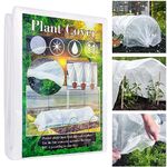 LOVEUWMY Plant Covers Freeze Protection, 10FTx33FT 0.9oz Frost Blankets Cover for Plants, Plant Frost Protection Cover, Garden Netting for Winter, Floating Row Cover Frost Cloth