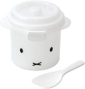 Skater UDG1 Microwaveable Rice Cooker, Rice Maker, 1 Pair with Saw, Miffy, 21.4 fl oz (640 ml)