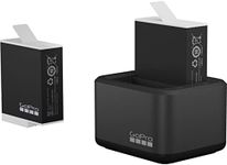 GoPro Dual Battery Charger + 2 Enduro Batteries (HERO12 Black/HERO11 Black/HERO10 Black/HERO9 Black) - Official GoPro Accessory (ADDBD-211)