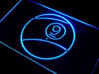 ADV PRO i244-b 9 Ball Pool Room Neon Light Sign