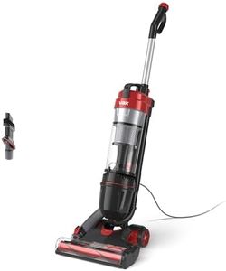 Vax Mach Air Revive Corded Upright Bagless Vacuum Cleaner, Lightweight, Handheld Tool Attachments for Hair, Car, Upholstery, Bed, Mattress, Home cleaning, 820W, 4.9kg, Red, UCA2GEV1