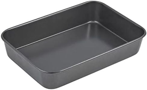 MASTERPRO MPHB1 Roasting Pan, Carbon Steel/Black