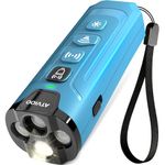 ATVIOO Stop Dog Barking Devices with 3X Sonic Emitters, Rechargeable Ultrasonic Dog Bark Deterrent, Safe & Humane Correct Dog's Behavior for All Dogs Suitable 6 Months to 8 Years (Azure)