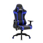 Green Soul Raptor 2.0 Racing Edition Ergonomic Gaming Chair with Premium PU Leather, Adjustable Neck & Lumbar Pillow,3D Adjustable Armrests & Heavy Duty Nylon Base (Black & Blue)
