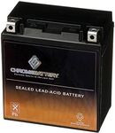 Chrome Battery YTX20CH-BS Maintenance Free Replacement Battery for ATV, Motorcycle, Scooter, and Snowmobile: 12 Volts, 1.8 Amps, 18Ah, Nut and Bolt (T3) Terminal